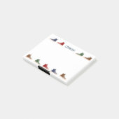 ハイトップスニーカーのシューズカスタムデザイン ポストイット (アングル)