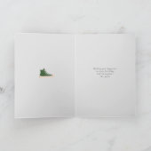 ハイトップスニーカーの靴のデザイン誕生日 カード (内部)