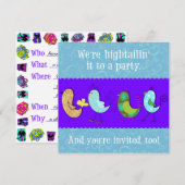 ハイトレーリング・イット 招待状 テンプレート バージョン1 (正面/裏面)