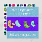 ハイトレーリン・イット 招待状 テンプレート バージョン1 (正面/裏面)