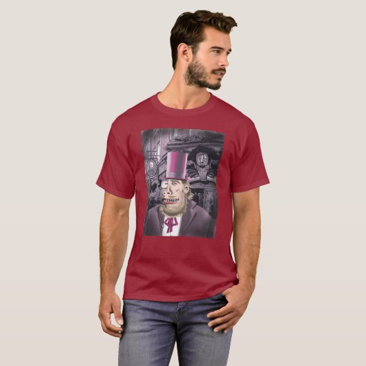 ハイドつるメンズと一緒にマルーンTシャツ Tシャツ (正面フル)