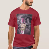 ハイドつるメンズと一緒にマルーンTシャツ Tシャツ (正面)
