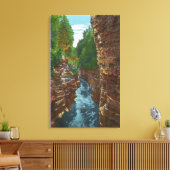 ハイドの洞窟から使えるシャムを見下ろしてみる キャンバスプリント (インサイチュ (リビング))