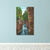 ハイドの洞窟から使えるシャムを見下ろしてみる キャンバスプリント (インサイチュ (ウッドフロア))