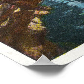 ハイドの洞窟から使えるシャムを見下ろしてみる ポスター (角)