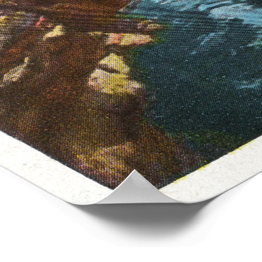 ハイドの洞窟から使えるシャムを見下ろしてみる ポスター (角)