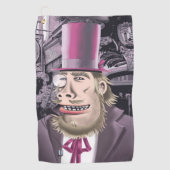 ハイドぶら下がったゴルフタオル付き ゴルフタオル (正面)