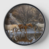 ハイドウホースランチ 壁時計 (正面)