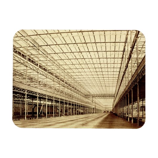 ハイドパークのナーブアットクリスタルパレス、1852年3月 マグネット (横)