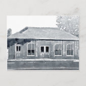 ハイドパークの歴史的なケーブルカー建物はがき ポストカード (正面)