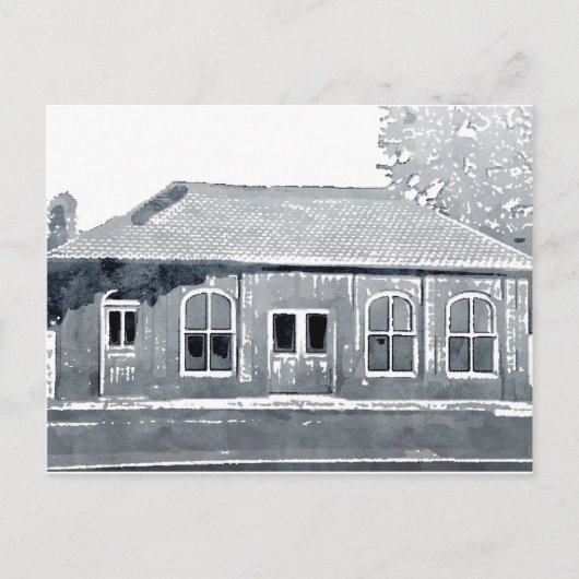 ハイドパークの歴史的なケーブルカー建物はがき ポストカード (正面)