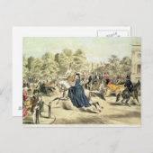 ハイドパーク、ロットローに乗る ポストカード (正面/裏面)