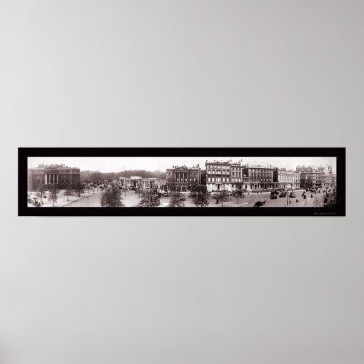 ハイドパーク、ロンドン写真1909 ポスター (正面)