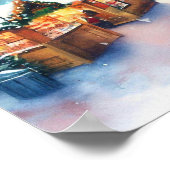 ハイドパーク(B)のロンドン・ウィンター・ワンダーランド ポスター (角)