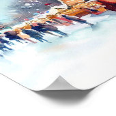 ハイドパーク(D)のロンドン・ウィンター・ワンダーランド ポスター (角)