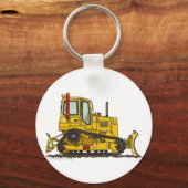 ハイドライブブルドーザー汚れ引越し業者建築鍵C キーホルダー (正面)
