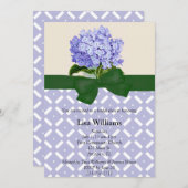 ハイドランゲアブライダルシャワー招待状 招待状 (正面/裏面)