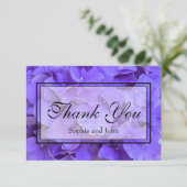 ハイドランジア ラベンダーライラック サンキューカード (スタンド正面)