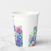 ハイドランジア 青い花 ブライダルシャワーパーティー 紙コップ (右)