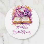 ハイドレインジアのブックテーマ フェイバータグ (裏面)