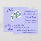 ハイドレインジア 新年のオープン ハウス 招待状 (正面/裏面)