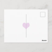 ハイドレンジアとバラ - オイルのヴィンテージな花束 ポストカード (裏面)