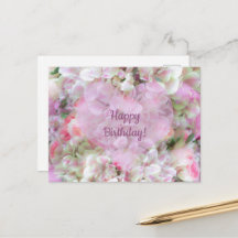 ハイドレンジアとバラ - オイルのヴィンテージブーケ