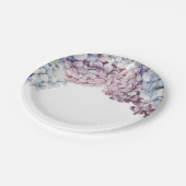 ハイドレンジアのブライダルシャワーの紙皿 ペーパープレート (アングル)