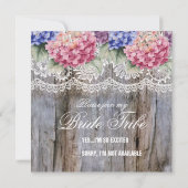 ハイドレンジアレース&ウッドウェディングパーティーのお願い 招待状 (裏面)