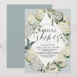 ハイドレンジア ダスティーブルー ロンバス バーチャル ブライダルシャワー 招待状