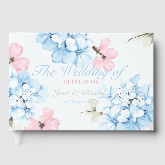 ハイドレンジア パステル ブルーム ゲストブック (正面)