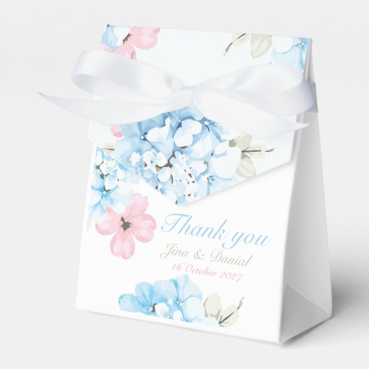 ハイドレンジア パステル ブルーム フェイバーボックス (正面サイド)