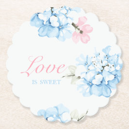 ハイドレンジア パステル ブルーム ペーパーコースター