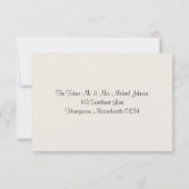 ハイドレンジア & メイソンジャー 結婚式出欠確認 出欠カード (裏面)