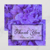 ハイドレンジア ラベンダー リラックマ サンキューカード (正面/裏面)