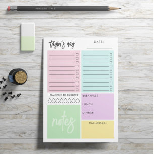 ハイドレーカラフルトのノートを一覧表示する整理日 ポストイット