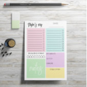 ハイドレーカラフルトのノートを一覧表示する整理日 ポストイット