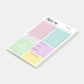 ハイドレーカラフルトのノートを一覧表示する整理日 ポストイット (アングル)