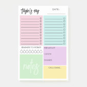 ハイドレーカラフルトのノートを一覧表示する整理日 ポストイット (正面)