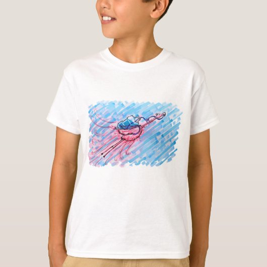 ハイドレーティッド フラミンゴ Tシャツ (正面)