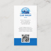 ハイドロカーウォッシュサービス | プロフェッショナル 名刺 (裏面)