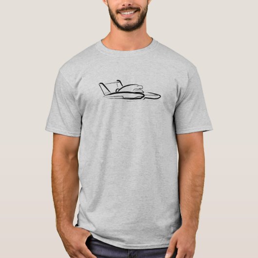 ハイドロプレーン 01 グレー フロント Tシャツ (正面)