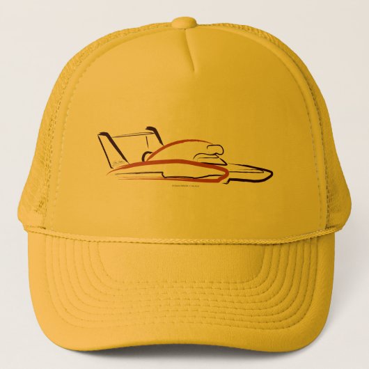 ハイドロプレーン 01 Sand on Yellow キャップ (正面)