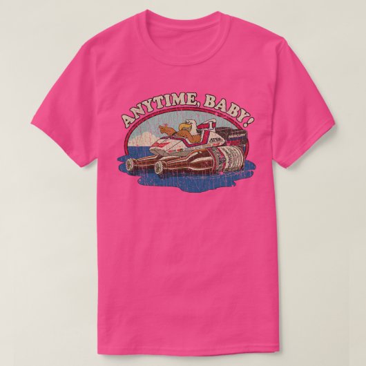 ハイドロプレーンAnytimeBabyEagleパワーボートレース1986 Tシャツ (デザイン正面)