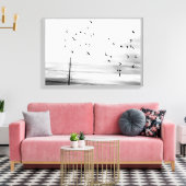 ハイドロワイ飛んでいるヤーによるスターリングバード キャンバスプリント (インサイチュ (リビング))