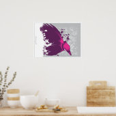 ハイドロ74鳥 ポスター (キッチン)