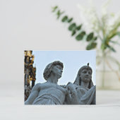 ハイド・パークの像 ポストカード (スタンド正面)