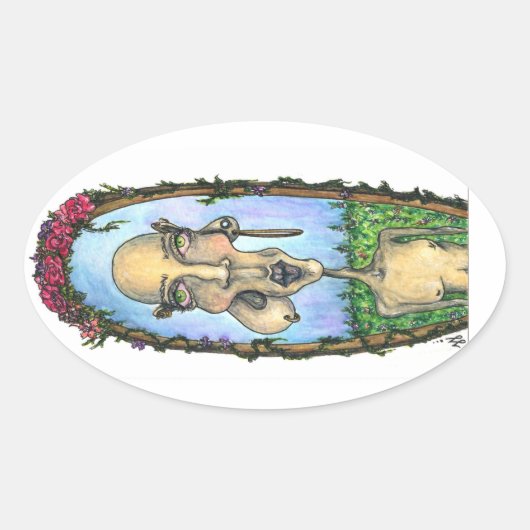 ハイド 楕円形シール (正面)