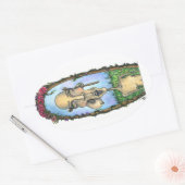 ハイド 楕円形シール (封筒)