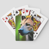 ハイナが獲物を見つめながらストーカー行為を目撃した。 トランプ (裏面)